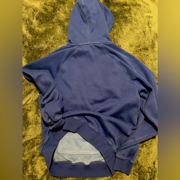 Fabletics Fleece Pullover Hoodie Sweatshirt - Blue, Medium - Picture 2 of 3